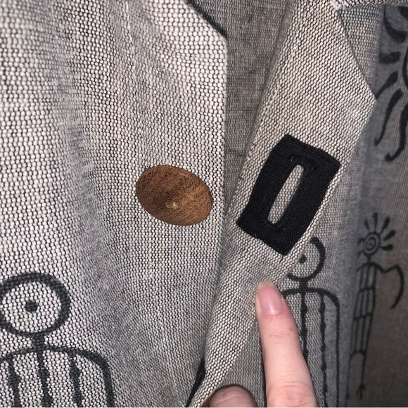 Venus Imports 100% Cotton Oversized Jacket Grey XL - Picture 5 of 9